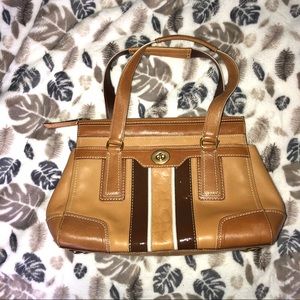 coach brown handbag